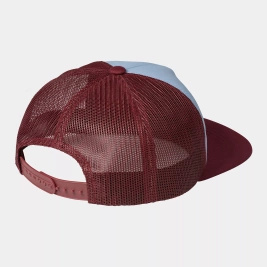 czapka Carhartt WIP Graphic Trucker Cap (Mulberry / Frosted Blue)