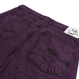 spodnie Rave Skateboards-  Tres Gros Denim (Purple Acid Wash)