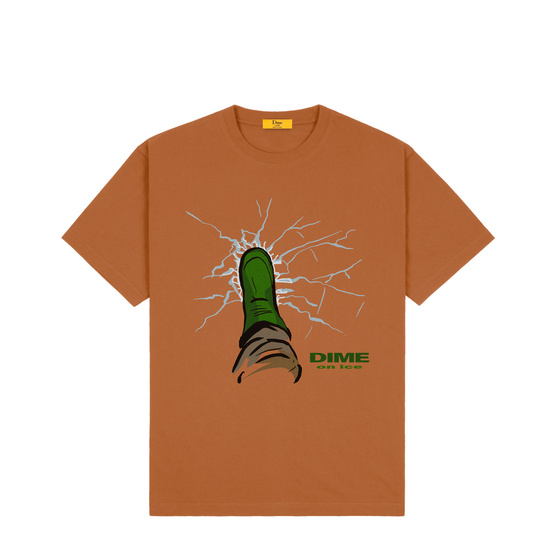 Dime Thin ice T-shirt Ochre