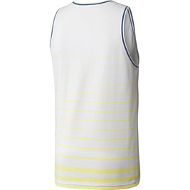 koszulka na ramiączkach striped tank white/peacit