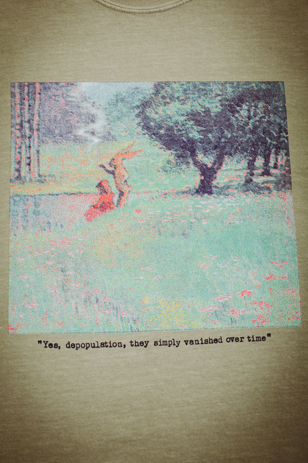 Fucking Awesome Depopulation tee khaki