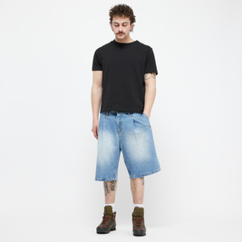 Szorty Dime Pleated Denim Shorts blue washed