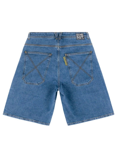 Homeboy X-Tra Monster Denim Shorts (Washed Blue)