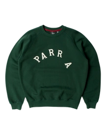 by Parra Drunk Parent Crewneck sweatshirt (Green)