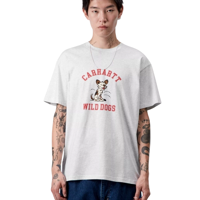 koszulka Carhartt WIP S/S Wild Dog T-Shirt (Ash Heather)