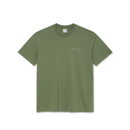 Polar Contrast Tee Stroke Logo Tee (Moss Green)