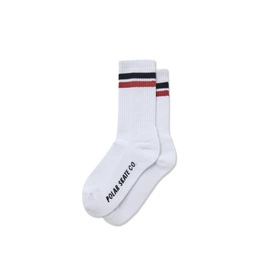 skarpetki polar stripe socks white/black/rust