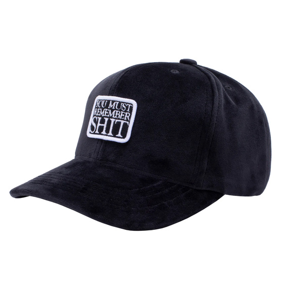  Fucking Awesome - Remember Shit Velvet Snapback (Black)
