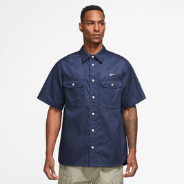 Short-Sleeve Woven Skate Button Up