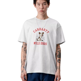 Carhartt WIP S/S Wild Dog T-Shirt (Ash Heather)