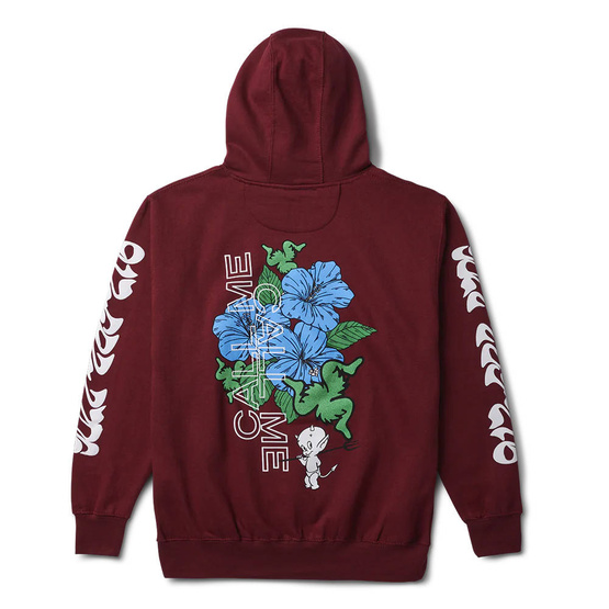 Bluza Call Me 917 - Devil Calls Hoodie Maroon