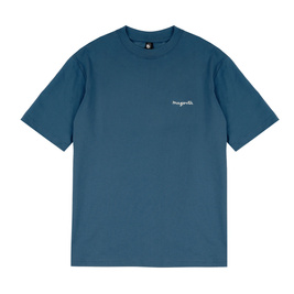 Magenta Pomme Tee (Petrol Blue)