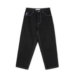 Polar Big Boy Pants OG Logo (Black/ White Stitching)