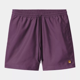 szorty Carhartt WIP Chase Swim Trunks (Huckleberry/Gold)