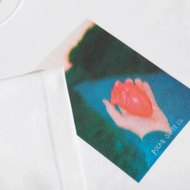 Polar Heart in Hand Tee (White)