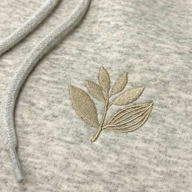 Magenta Cord Plant Hoodie (Ash)