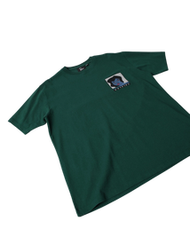Koszulka By Parra Nothing please t-shirt pine green