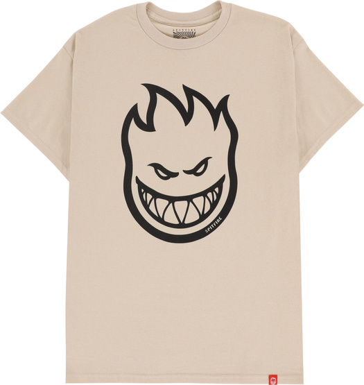 koszulka Spitfire Big Head Tee (Sand/Black)