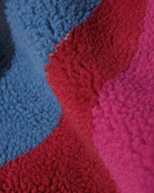 by Parra Full ftp booster polar fleece jacket red