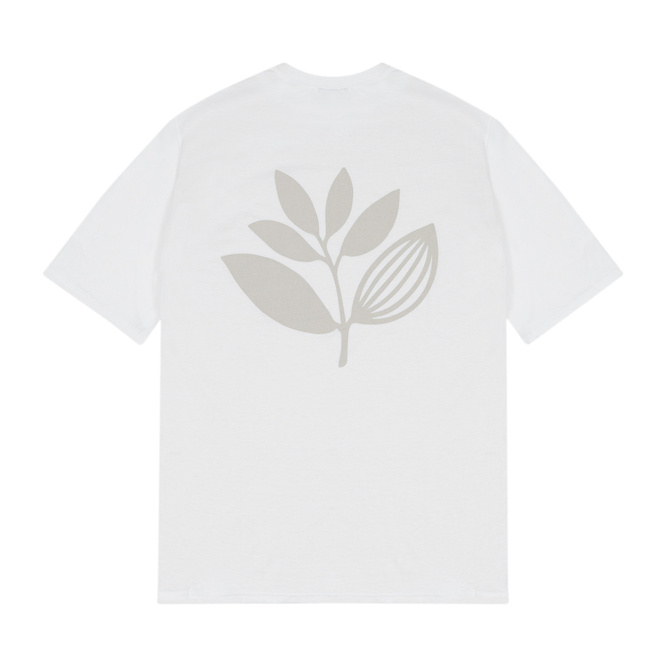 Magenta Plant Tee (White)