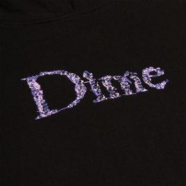  Dime classic skull hoodie black