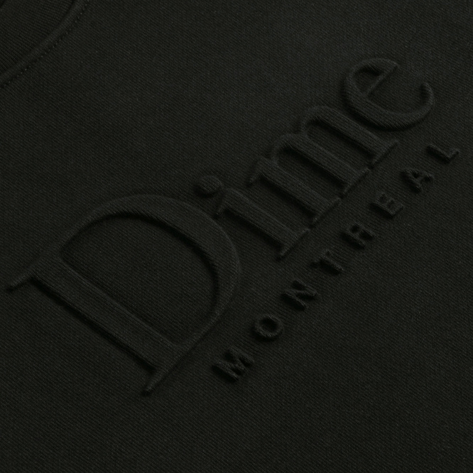bluza Dime Classic Embossed Crewneck Black