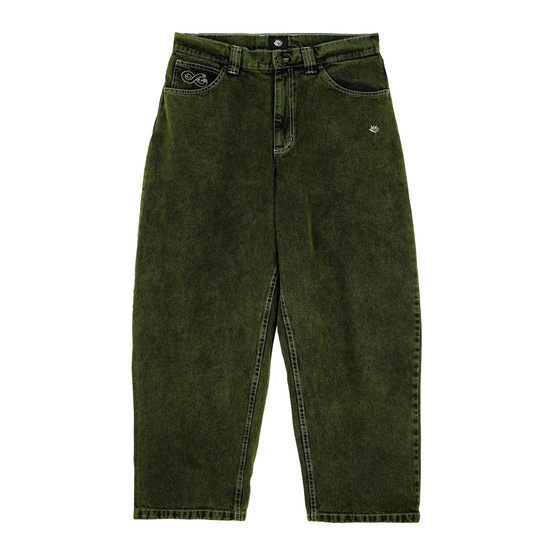 Spodnie Magenta OG Denim pants stitch green denim