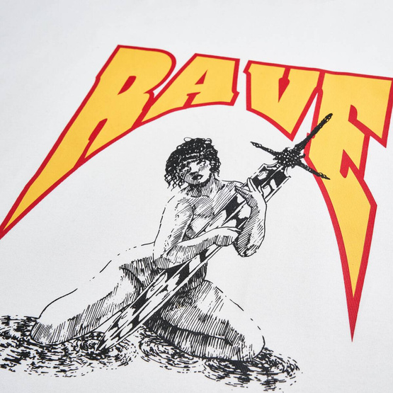 Rave Skateboards- CASCA Tee (White)