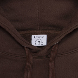 Bluza Civilist mini logo brown