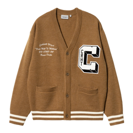 Carhartt WIP Brown Ducks Cardigan (Brown)