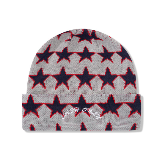 Cash Only Star Beanie (Grey)