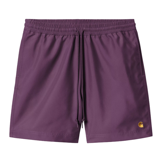 szorty Carhartt WIP Chase Swim Trunks (Huckleberry/Gold)