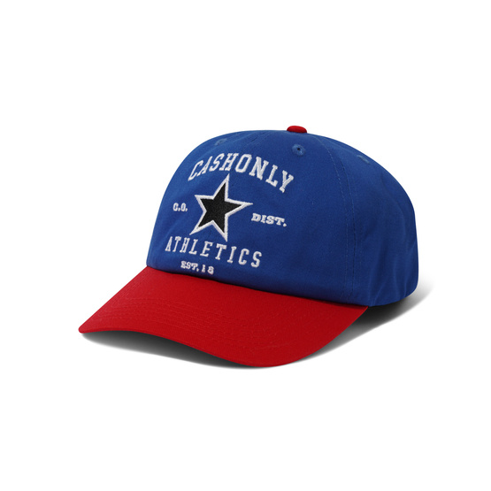 Czapka Cash Only Athletics 6 Panel Cap royal blue / cherry