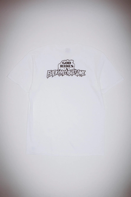Fucking Awesome God rides FA Short Sleeve Tee (White)