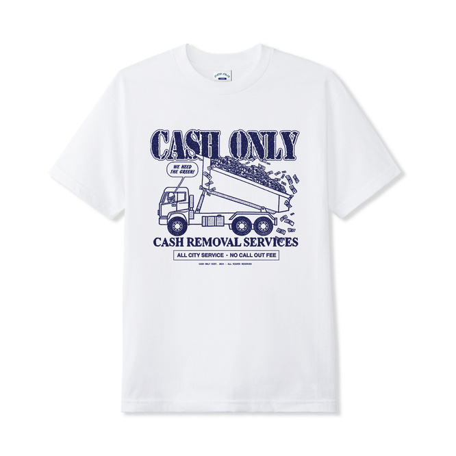 koszulka Cash Only Removal Tee (White)