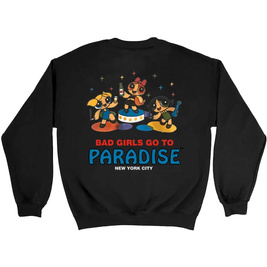 bluza PARADISE NYC BAD GIRLS CREW - Black