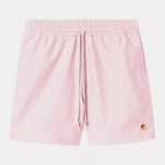 szorty Carhartt WIP Chase Swim Trunks (Air Pink/Gold)