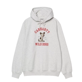 Carhartt WIP Hooded Wild Dog Sweat (Grey Heather)