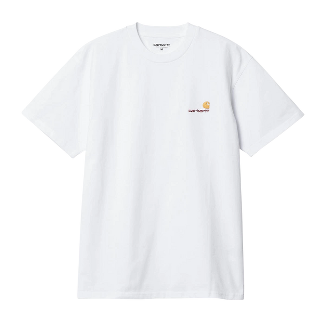 koszulka Carhartt WIP S/S American Script T (White)