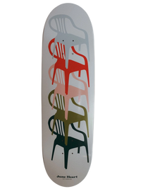 deska June Heart Football Shape