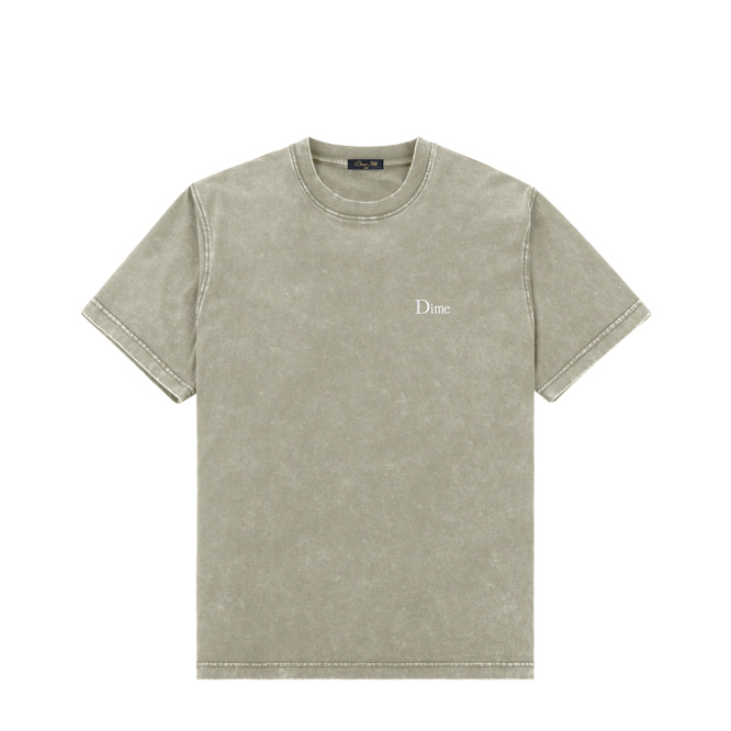 Dime Small Logo tee faded cement
