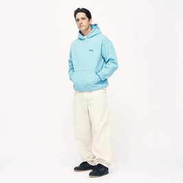 Dime Classic small logo hoodie ocean blue