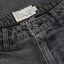 Szorty Dime Pleated Denim Shorts faded black