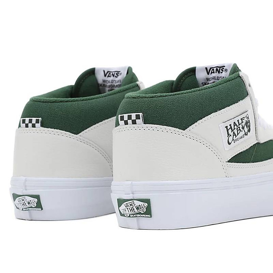 Vans Half Cab (White/Green)