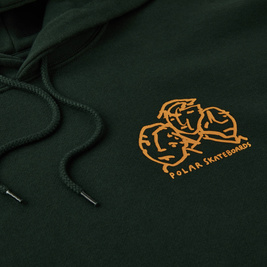 Polar Lunch Doodle Hoodie (Dark Green)