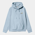 bluza Carhartt WIP Hooded American Script Sweatshirt (Frosted Blue)