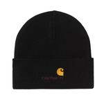czapka Carhartt WIP American Script Beanie (Black)