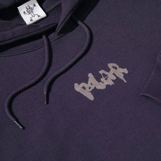 Polar Skate Co. Dave Hoodie | Drip Logo  (Dark Violet)