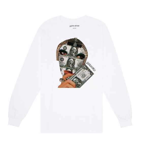 koszulka Fucking Awesome - Money Face L/S Tee (White)