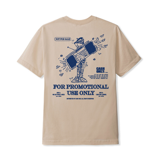 koszulka Cash Only Promotional Use Tee (Sand)